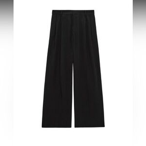 Zara Linen-Blend Cropped Pants